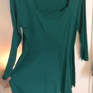 ASOS green, knee length, skater dress